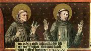 michael pacher St Anthony of Padua and St Francis of Assisi Spain oil painting artist